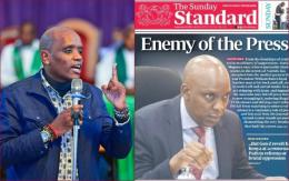 Dennis Itumbi accused The Standard newspaper editors of picking a fight with CA Director General David Mugonyi.